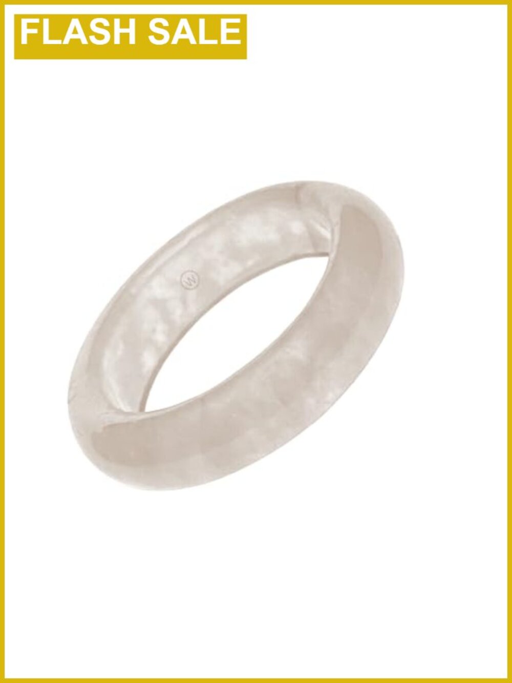Natural Gemstone Stacking Band Ring 6mm Wide Solid Stone Hypoallergenic